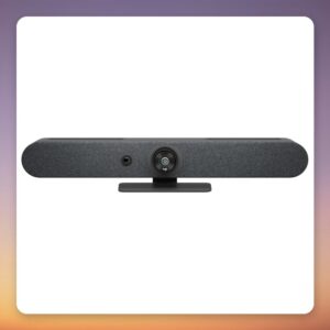 Logitech Rally Bar Mini 4K PTZ Video Conferencing Camera Bar, Graphite