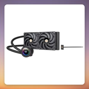 Thermaltake TOUGHLIQUID 240 EX Pro ARGB Sync 240 mm AIO Liquid Cooler, Black