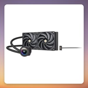 Thermaltake TOUGHLIQUID 280 EX Pro ARGB Sync 280 mm AIO Liquid Cooler, Black
