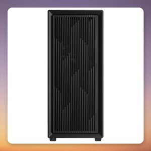 Sharkoon VK2 RGB ATX Mid-Tower Case, Black, Tempered Glass, 4 Fans Included