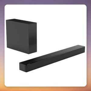 Hisense HS2100 2.1 Soundbar with Wireless Subwoofer, 240W, Bluetooth 5.3, HDMI ARC