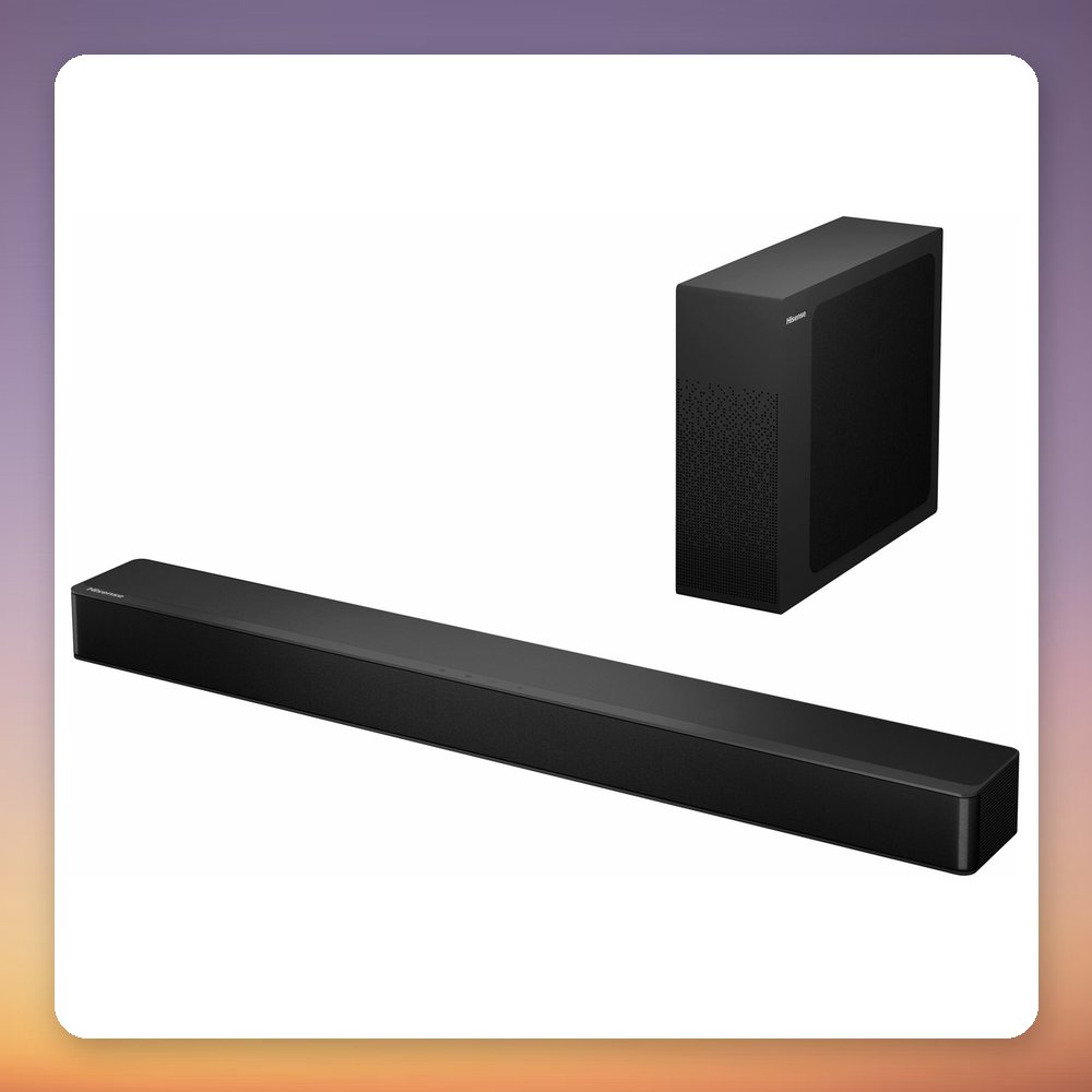 Hisense HS2100 2.1 Soundbar with Wireless Subwoofer, 240W, Bluetooth 5.3, HDMI ARC – image 4