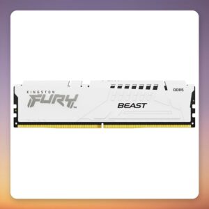 Kingston FURY Beast 16 GB DDR5-6000 CL30 (1×16 GB) White, Intel XMP 3.0 / AMD EXPO