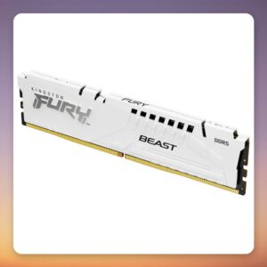 Kingston FURY Beast 16 GB DDR5-6000 CL30 (1×16 GB) White, Intel XMP 3.0 / AMD EXPO