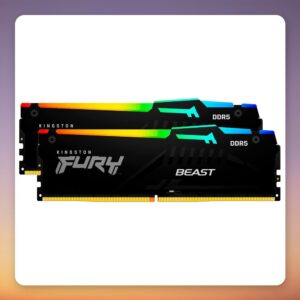 Kingston FURY Beast RGB 64 GB DDR5-6400 CL32 (2×32 GB) Intel XMP / AMD EXPO
