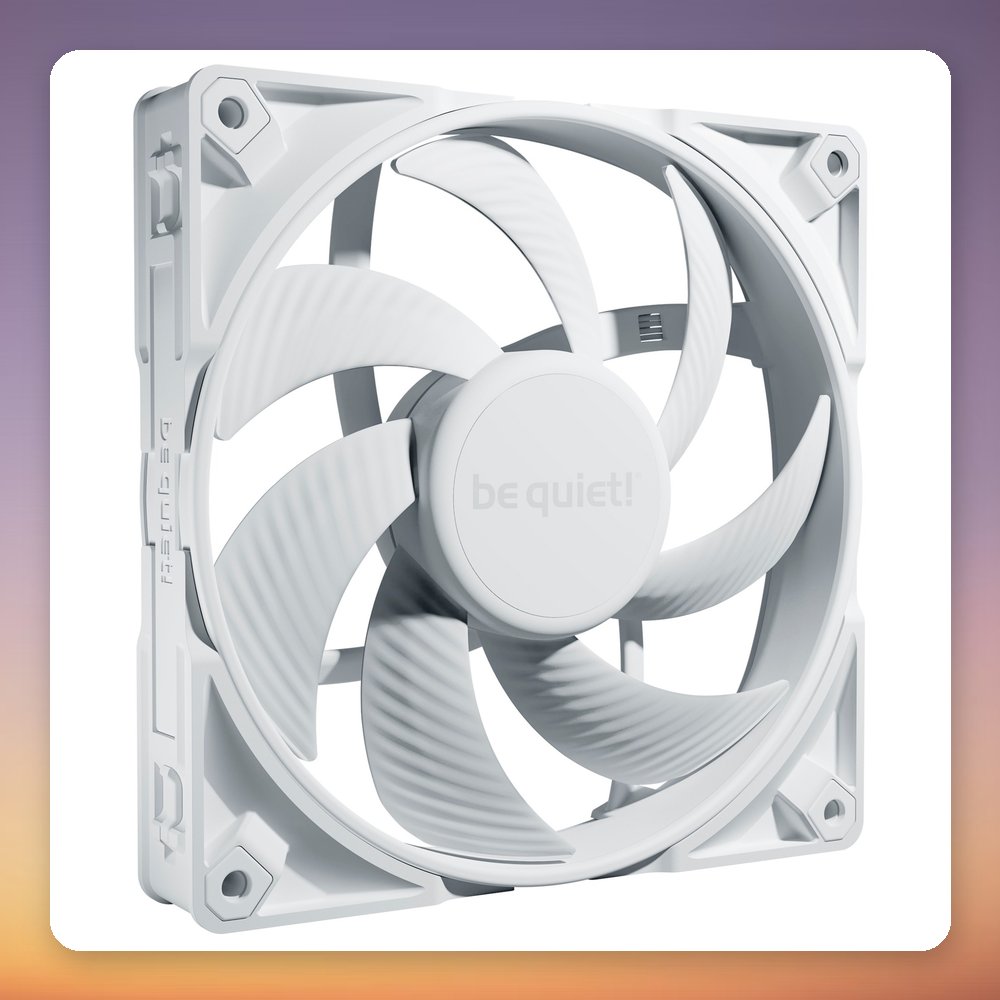 be quiet! Silent Wings Pro 4 140 mm PWM Fan, White, Single Pack