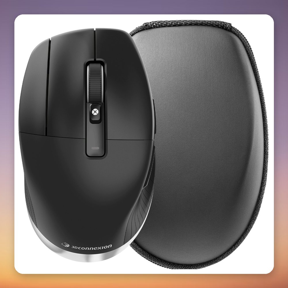 3Dconnexion CadMouse Pro Wireless Left 7200 DPI Left-Handed CAD Mouse, Black – image 6
