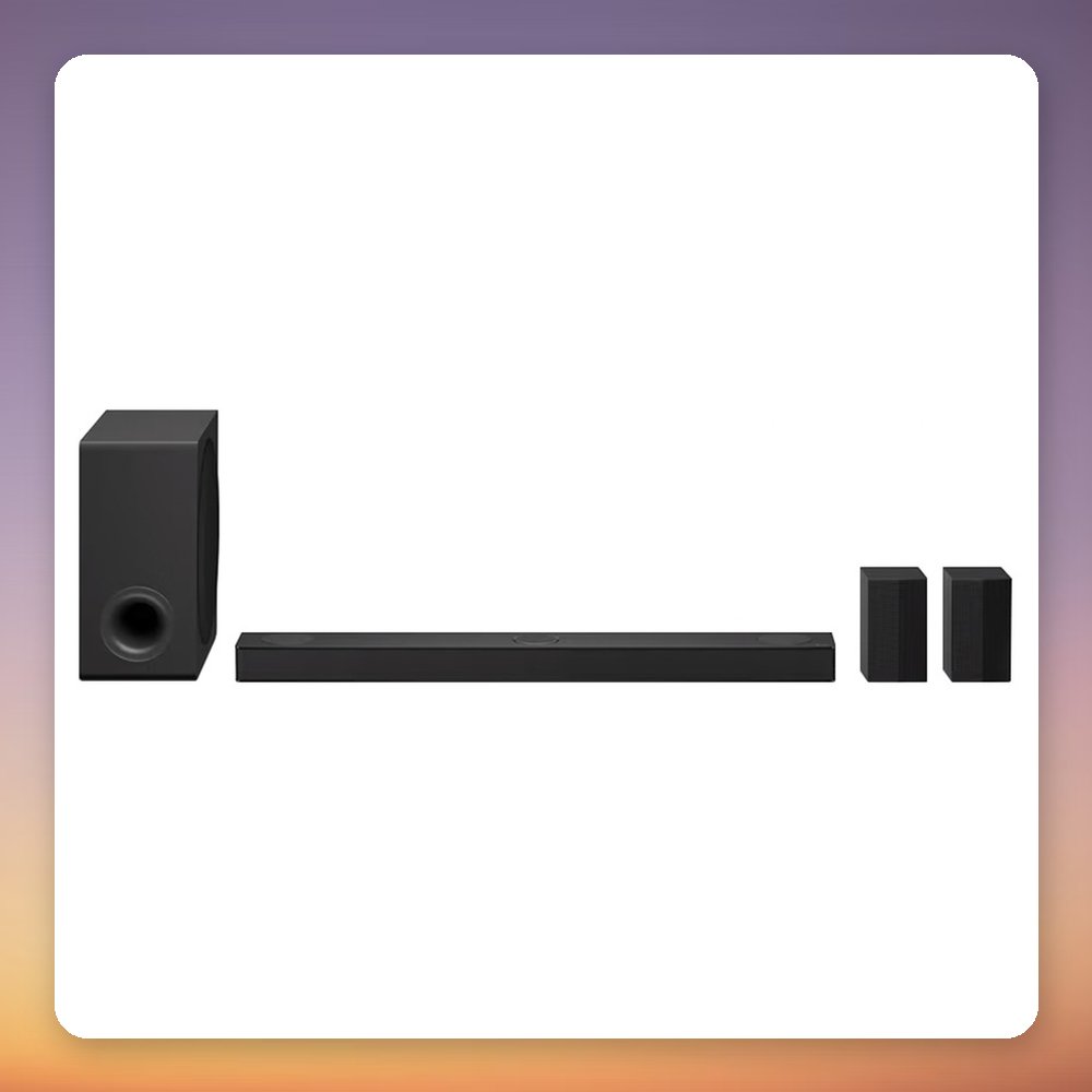 LG DS80TR 5.1.3 Dolby Atmos Soundbar 580W with Wireless Subwoofer and Rear Speakers
