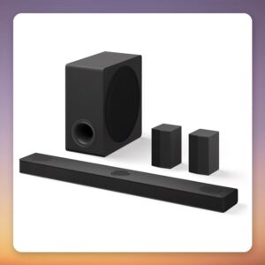 LG DS80TR 5.1.3 Dolby Atmos Soundbar 580W with Wireless Subwoofer and Rear Speakers