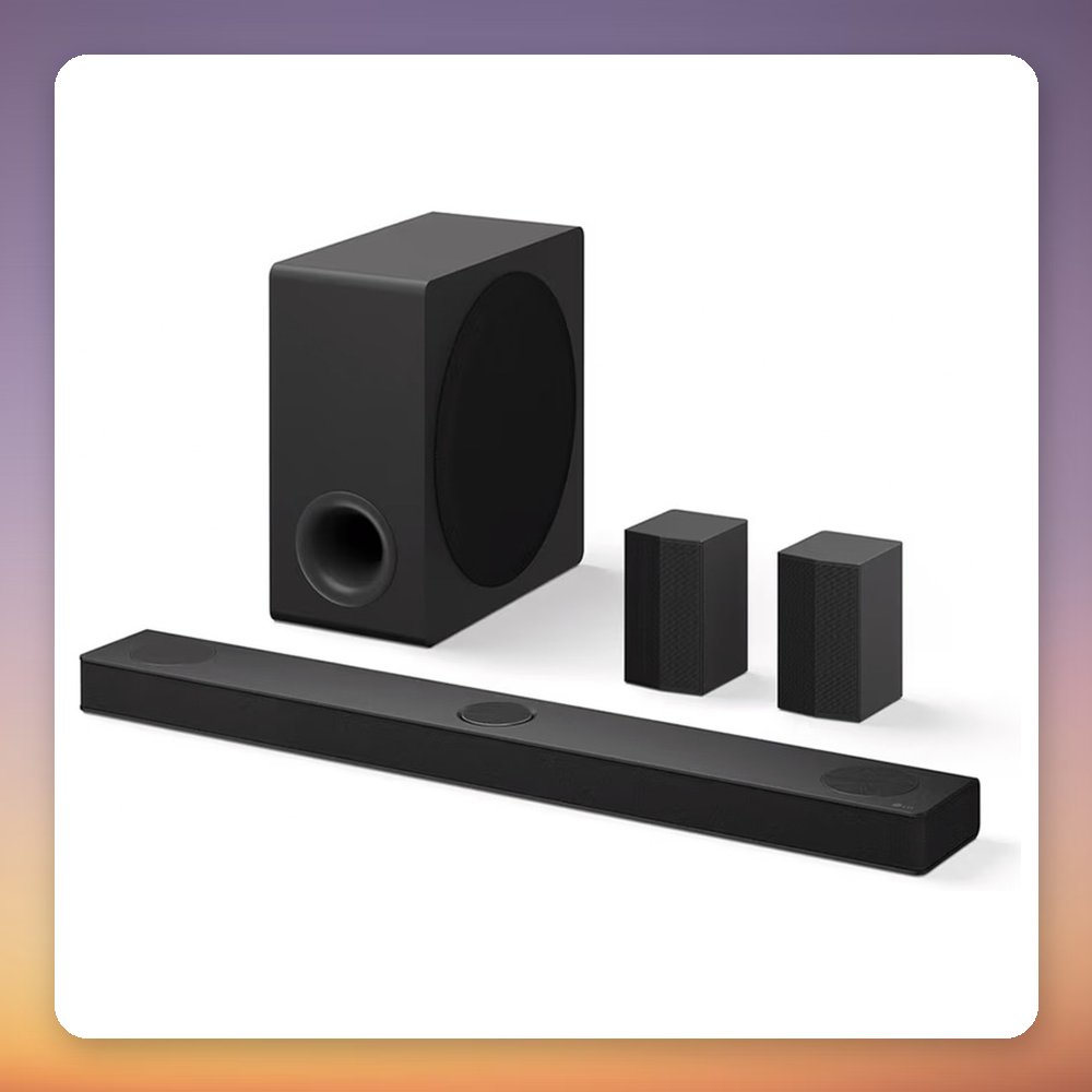 LG DS80TR 5.1.3 Dolby Atmos Soundbar 580W with Wireless Subwoofer and Rear Speakers – image 2