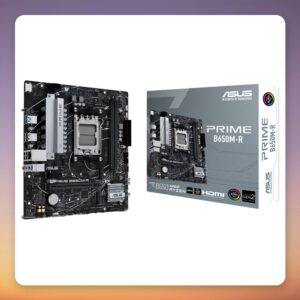 Asus PRIME B650M-R AM5 Micro-ATX Motherboard, AMD B650, DDR5, 2.5G LAN