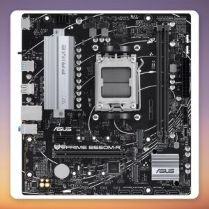 Asus PRIME B650M-R AM5 Micro-ATX Motherboard, AMD B650, DDR5, 2.5G LAN