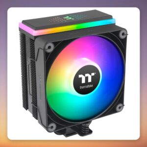 Thermaltake ASTRIA 200 ARGB 120 mm CPU Air Cooler, 4 Heatpipes, 210W TDP