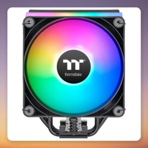 Thermaltake ASTRIA 200 ARGB 120 mm CPU Air Cooler, 4 Heatpipes, 210W TDP
