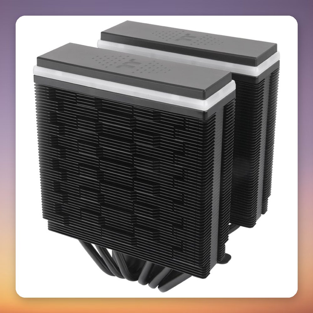 Thermaltake ASTRIA 600 ARGB Dual Tower CPU Cooler, 6 Heatpipes, 265W TDP, Black – image 6