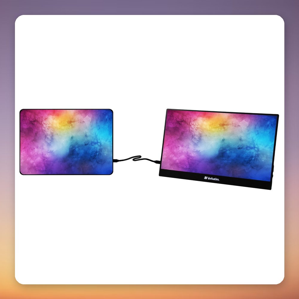 Verbatim PM-14 14-inch Full HD IPS Portable Monitor, USB-C, HDR, 60 Hz – image 3