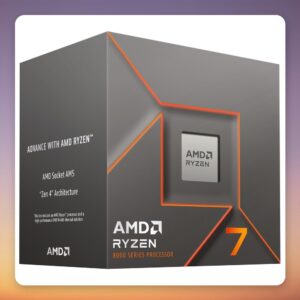 AMD Ryzen 7 8700F 8-Core 16-Thread AM5 Processor, 4.1-5.0 GHz, Boxed