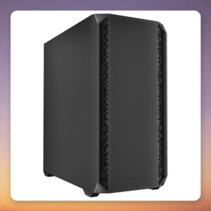 Sharkoon AK2 ATX Midi-Tower PC Case, Black, 2x 120 mm Fans, USB-C