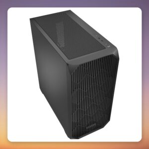 Sharkoon AK3 ATX Mid-Tower Case, Black, Mesh Front, 3 Fans Included