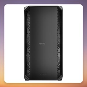 Sharkoon MK2 RGB Micro-ATX Mini-Tower Case, Black, Tempered Glass