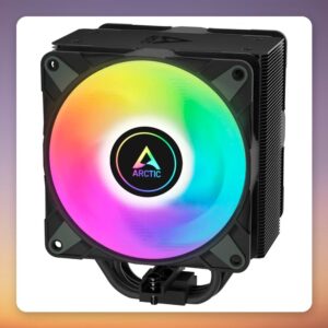 Arctic Freezer 36 A-RGB 120 mm Dual-Fan Tower CPU Cooler, Black