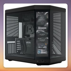 HYTE Y70 Touch Infinite E-ATX Mid-Tower Case with 14.9" Touchscreen, Black