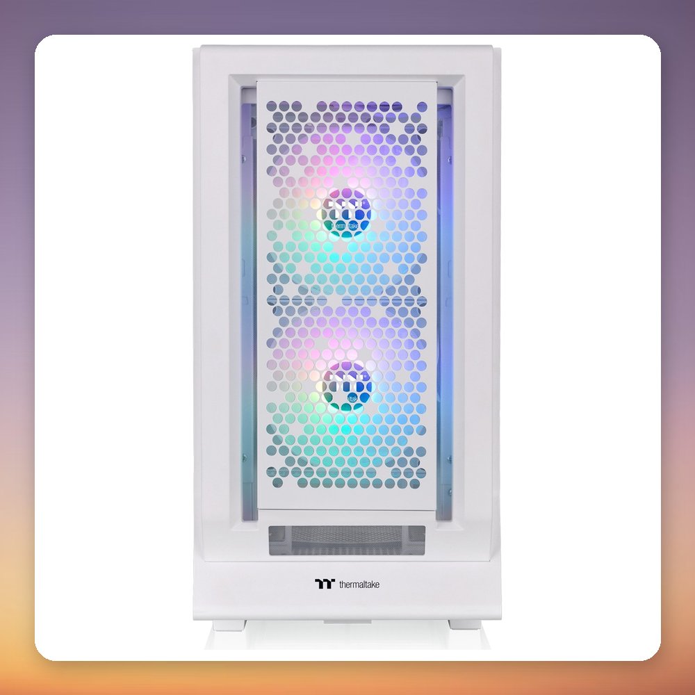 Thermaltake Ceres 350 MX Snow White E-ATX Mid-Tower Case, Dual Tempered Glass – image 6