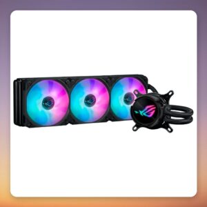 Asus ROG Strix LC III 360 ARGB 360 mm AIO Liquid CPU Cooler, Black