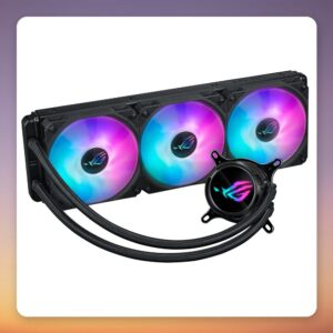 Asus ROG Strix LC III 360 ARGB 360 mm AIO Liquid CPU Cooler, Black