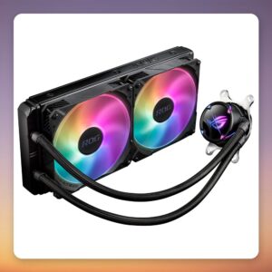 Asus ROG STRIX LC II 280 ARGB 280 mm AIO Liquid CPU Cooler, Black