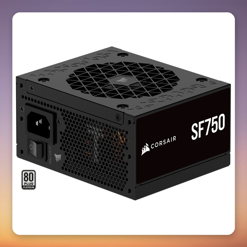 Corsair SF750 750W 80 PLUS Platinum SFX Modular PSU, ATX 3.1