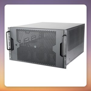 Silverstone RM61-312 6U Rackmount Case, Black, 12 Hot-Swap Bays