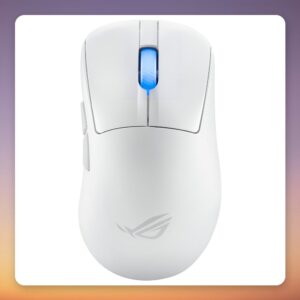 Asus ROG Keris II Ace Wireless Gaming Mouse, White, 54 g, 42000 dpi