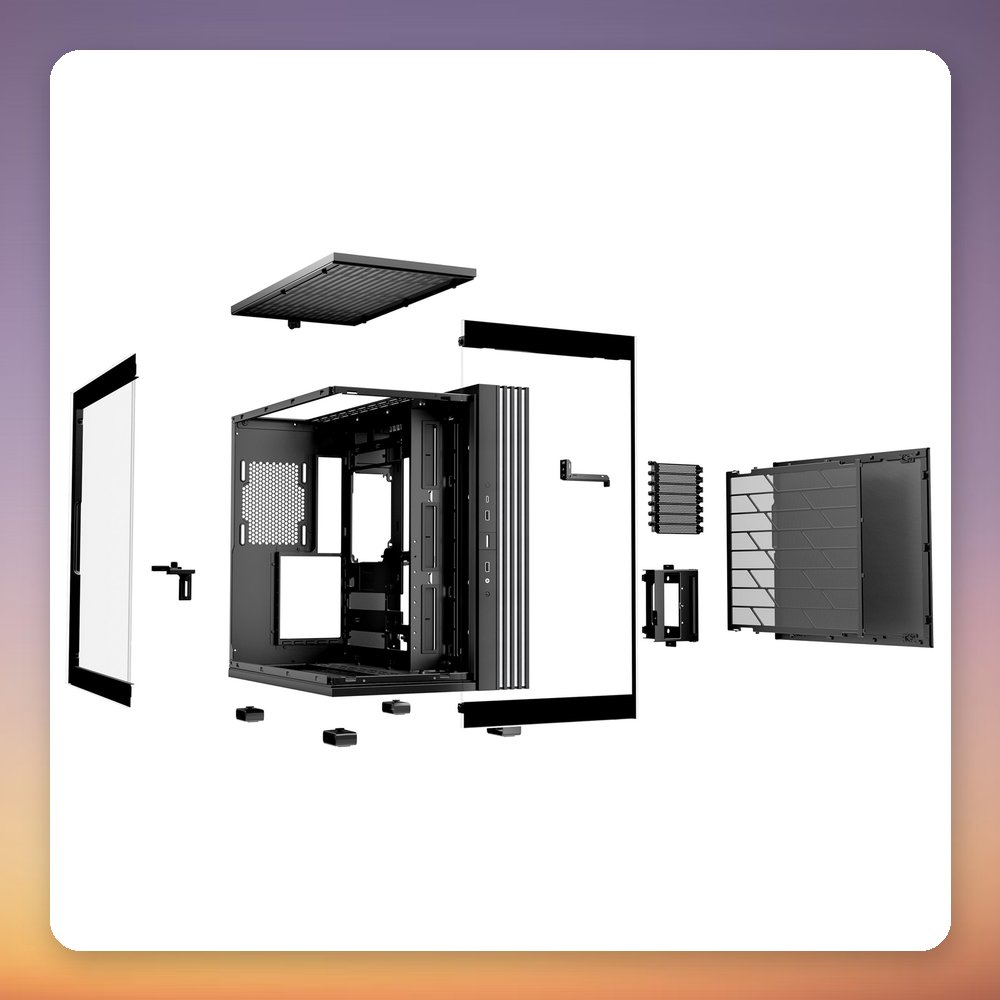 be quiet! Light Base 600 DX Black Mid-Tower ATX Case, Tempered Glass, ARGB – image 4