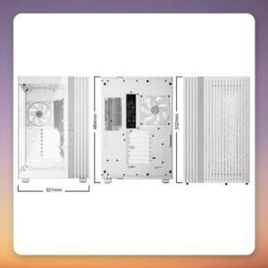 Be Quiet Light Base 900 FX Full Tower Case, White, E-ATX, 4 ARGB Fans, 2x Tempered Glass