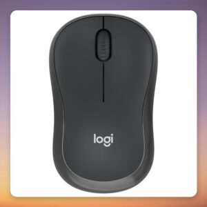 Logitech M240 Silent Wireless Bluetooth Mouse, Graphite, 4000 DPI