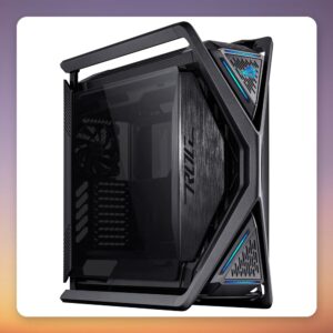 Asus ROG Hyperion GR701 BTF Edition E-ATX Big Tower Case, Black, Dual Tempered Glass