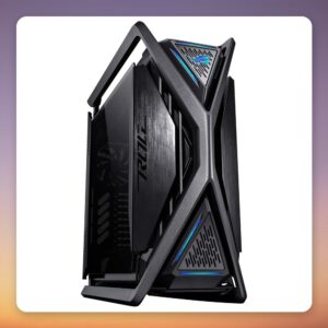 Asus ROG Hyperion GR701 BTF Edition E-ATX Big Tower Case, Black, Dual Tempered Glass