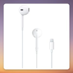 Apple EarPods with Lightning Connector, In-Ear Headset with Mic and Remote, White