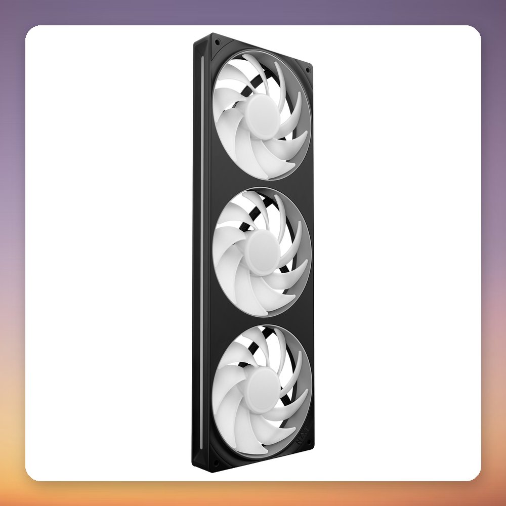 NZXT F360 RGB Core 360 mm Triple Fan Single-Frame, 500-2400 RPM PWM, Black – image 2