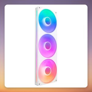 NZXT F360 RGB Core 360 mm Triple PWM Fan Frame, White, 3x 120 mm