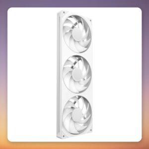 NZXT F360 RGB Core 360 mm Triple PWM Fan Frame, White, 3x 120 mm