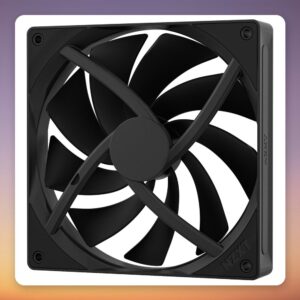 NZXT F140Q 140 mm PWM Case Fan, Black, Single Pack