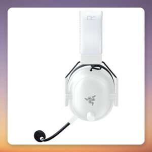 Razer BlackShark V2 Pro Wireless Gaming Headset for PlayStation, White, 2.4 GHz/Bluetooth
