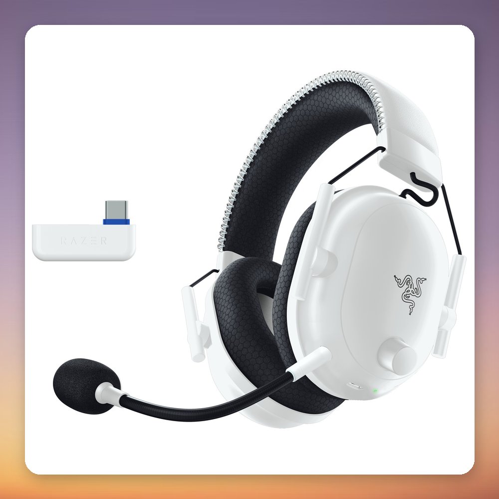 Razer BlackShark V2 Pro Wireless Gaming Headset for PlayStation, White, 2.4 GHz/Bluetooth – image 4