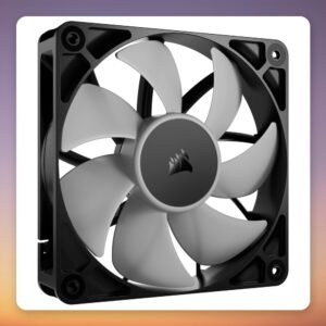 Corsair RS120 ARGB 120 mm PWM Fan, Black, 3-Pack