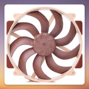 Noctua NF-A14x25r G2 PWM 140 mm Case Fan, Brown/Beige, SSO2 Bearing