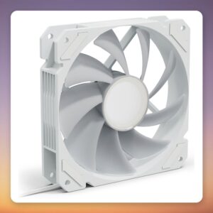 Sharkoon SHARK Mirror RGB PWM 120 mm Case Fan, White, ARGB