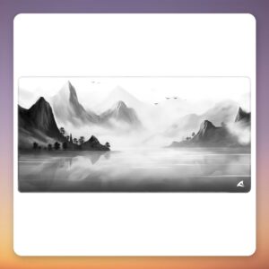 Sharkoon SKILLER SGP40 D9 XXXL Gaming Mouse Pad, 1000 x 500 mm, White/Black