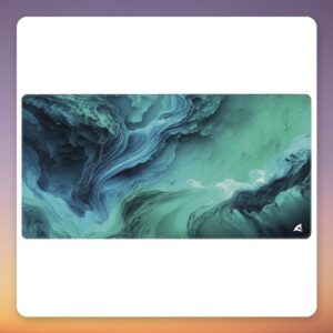 Sharkoon SKILLER SGP40 D10 XXXL Gaming Mouse Pad, 1000 x 500 mm, Turquoise/Blue